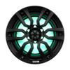 DS18 HYDRO 8" 2-Way Marine Speakers w\/RGB LED Lights 375W - Matte Black [NXL-8BK]