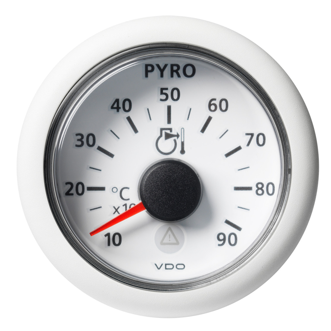 VDO Marine 2-1\/16" (52mm) Viewline Pyrometer - 900C\/1650F - 8 to 32V - White Dial  Bezel [A2C59512333]