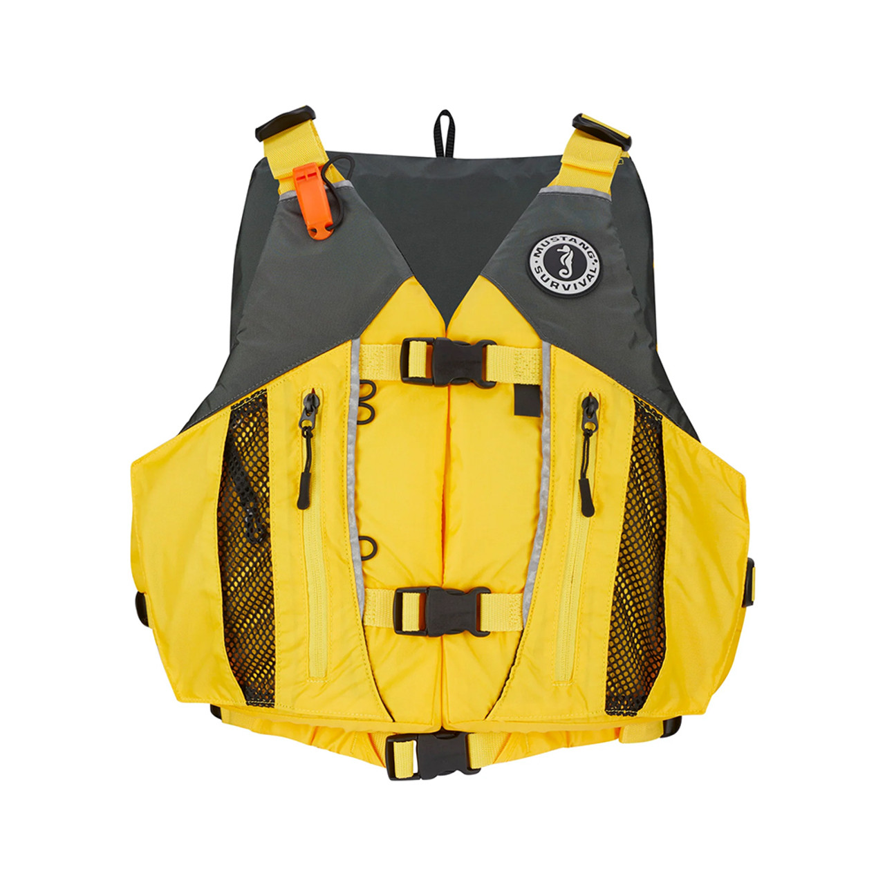 Mustang Solaris Foam Life Vest - M\/L - Yellow\/Grey [MV807002-222-M\/L]