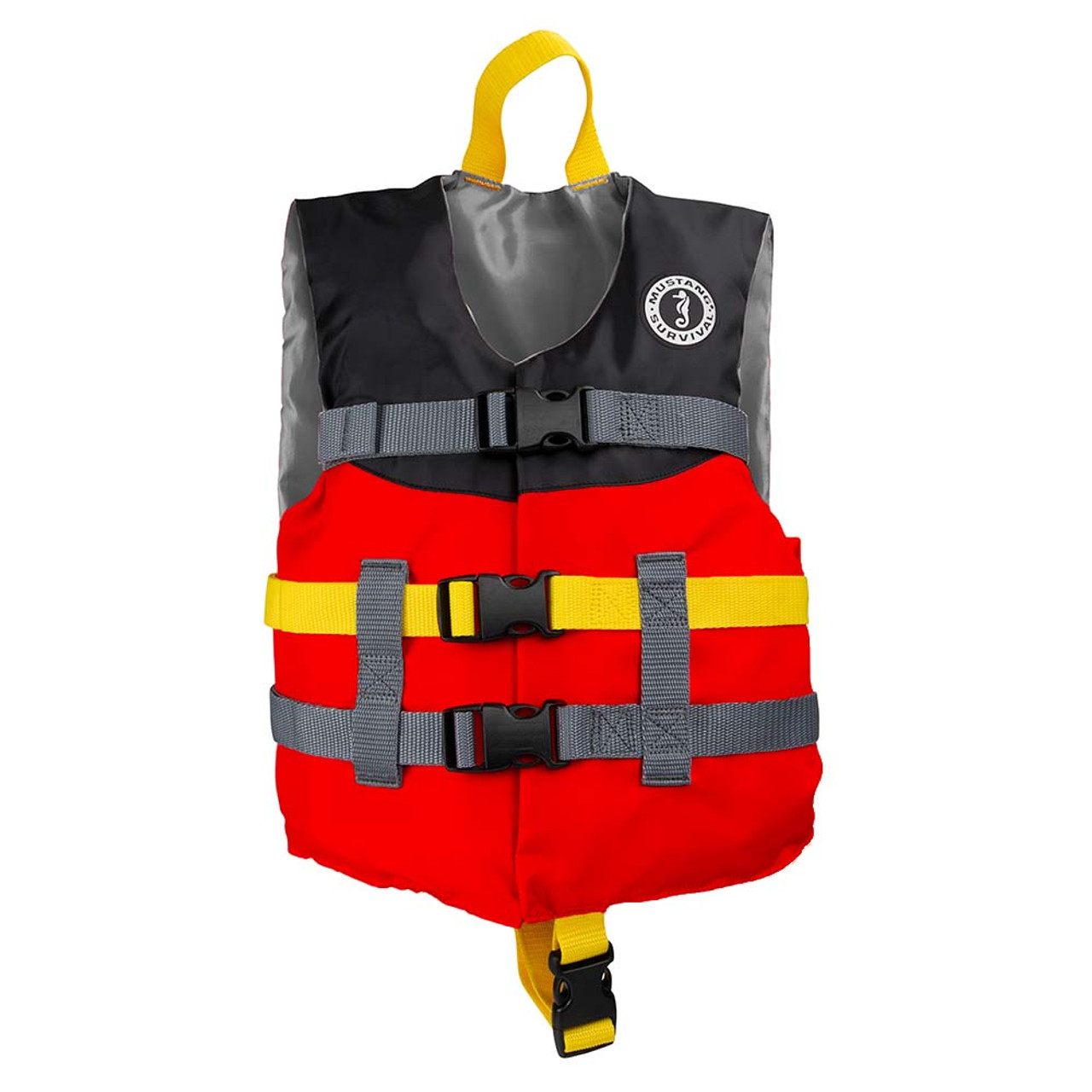 Mustang Child Livery Foam Vest - Red\/Black [MV230102-123-0]