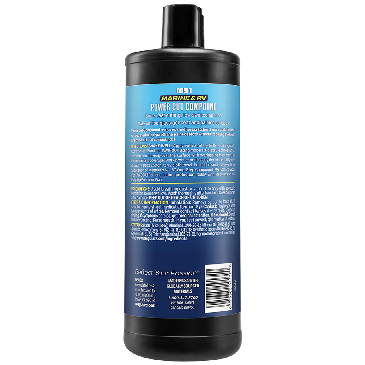 Meguiar's #91 Marine\/RV Pro Grade Power Cut Compound - 32oz [M9132]