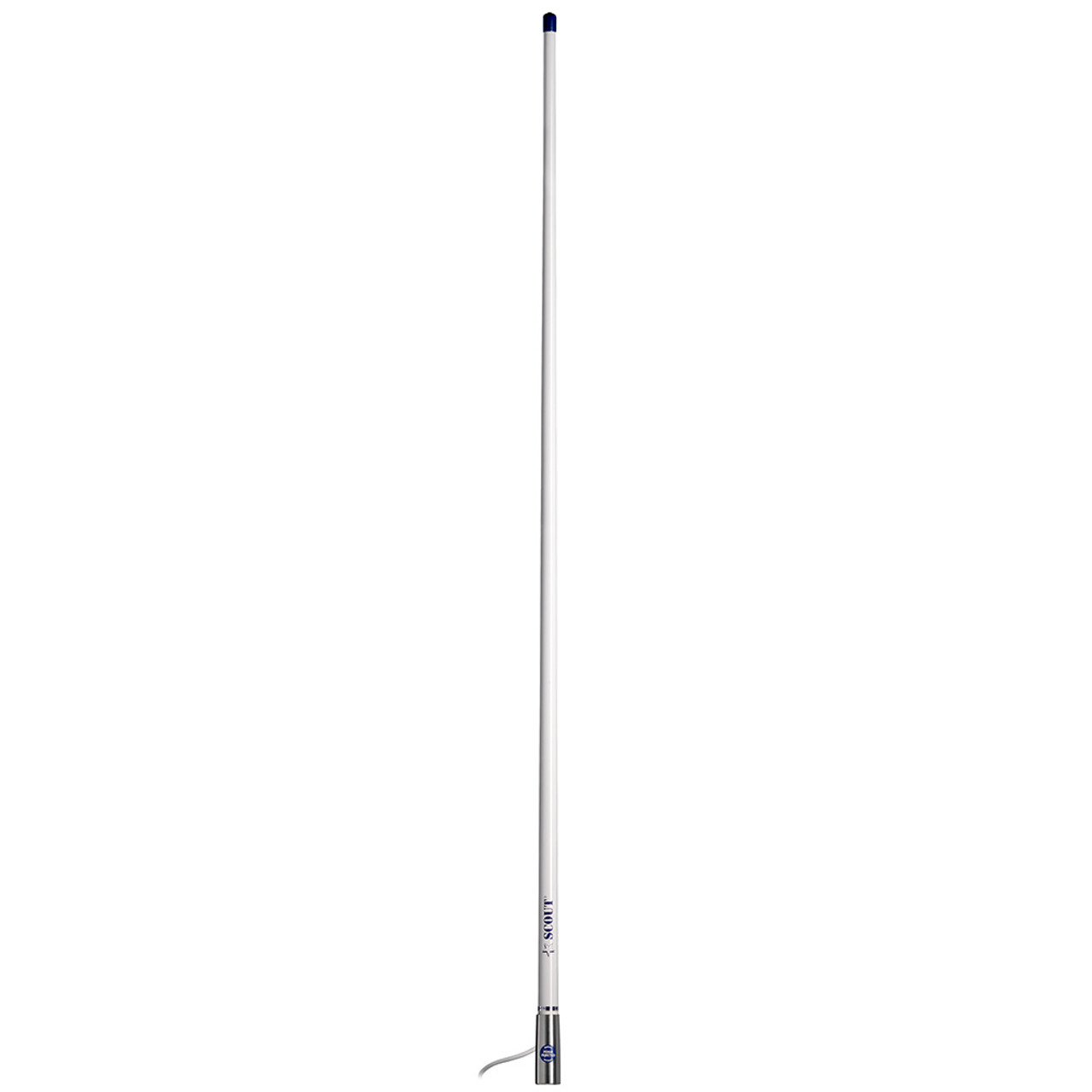Scout 4' White AM\/FM Antenna Fiberglass [PF AN NAMFM011T]
