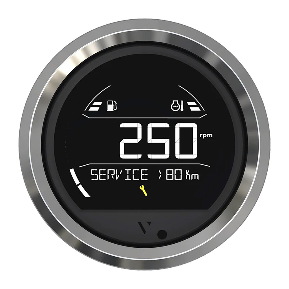 Veratron VL Digital 85 w\/Triangular Chrome Bezel [B00205803]