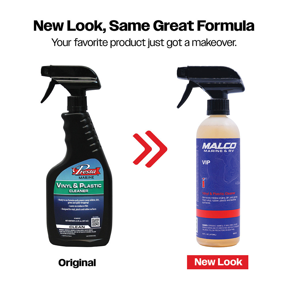 Malco VIP Vinyl  Plastic Cleaner - 16oz [166316]