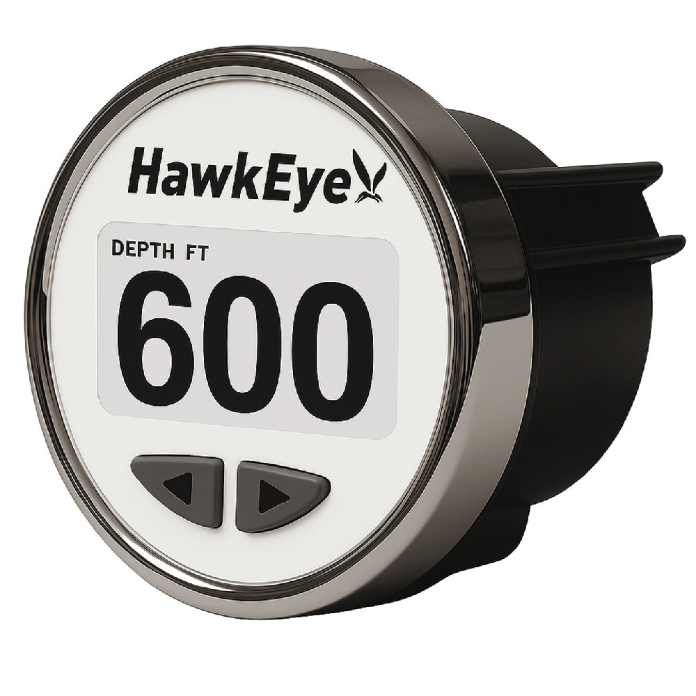 HawkEye DepthTrax Edge In-Dash Depth Finder - HD Color Display - 600' Max Depth - TM Transducer [DT3BX-TM]