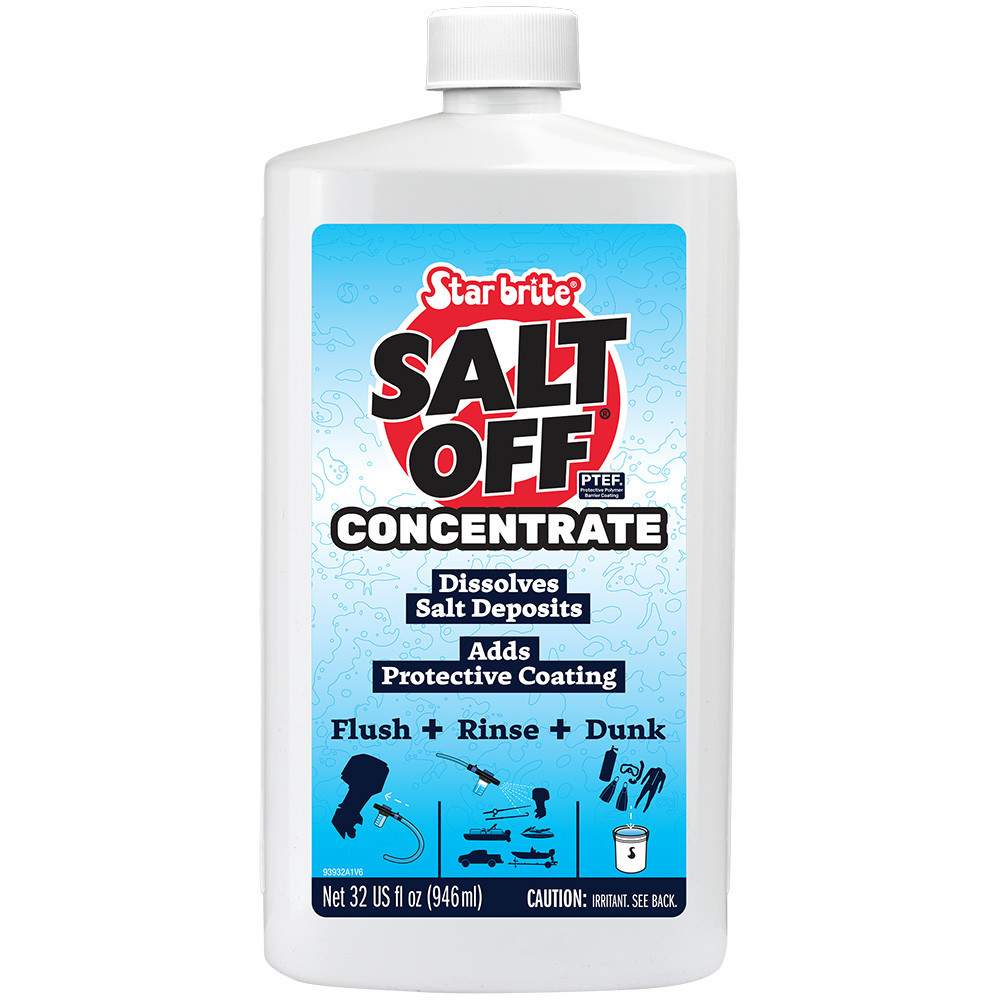 Star brite Salt Off - Concentrate- Salt Remover Wash  Engine Flush - 32 oz [93932]