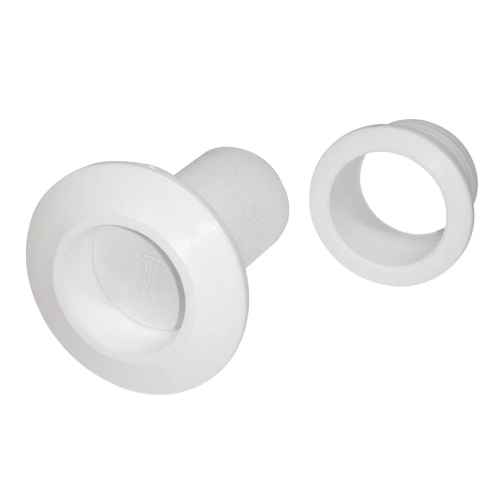 T-H Marine Recessed Flapper Scupper Drains - White [RFS-2-DP]