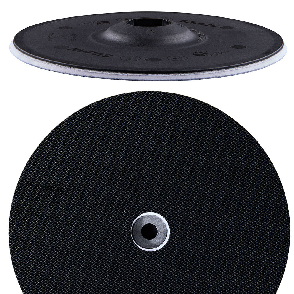 RUPES PrecisionPro Backing Plate - 125mm\/5" - Velcro M8 Bolt  Shroud Lubricant [980.720\/C]