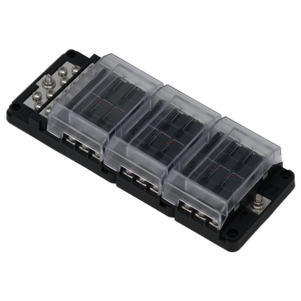 Egis RT Fuse Block 18 Position w\/Ground  LED Indication [8031]