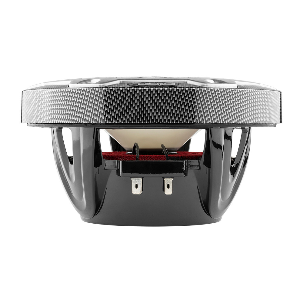 DS18 HYDRO 6.5" 2-Way Marine Speakers w\/RGB LED Lights 300W - Black Carbon Fiber [CF-65]