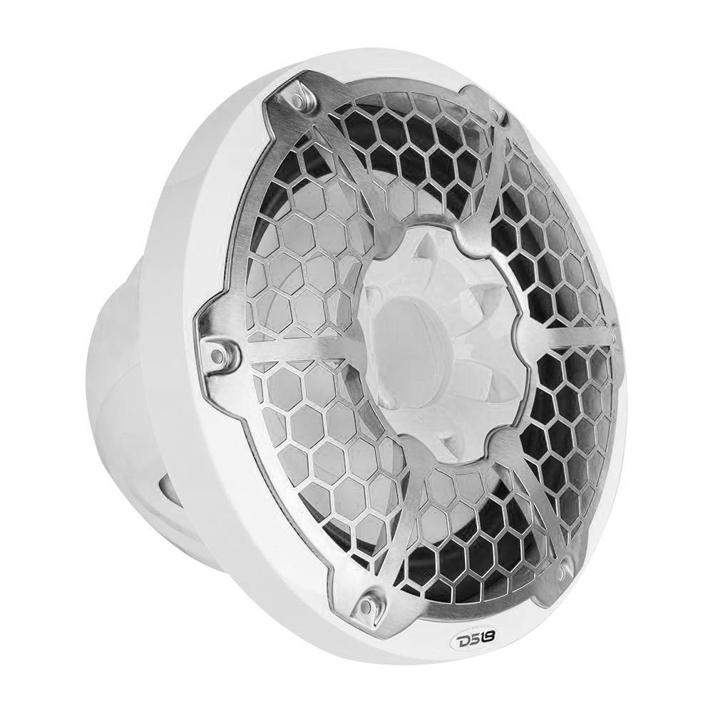 DS18 HYDRO 10" Subwoofer w\/RGB Lights - 600W - White [NXL-10SUB]