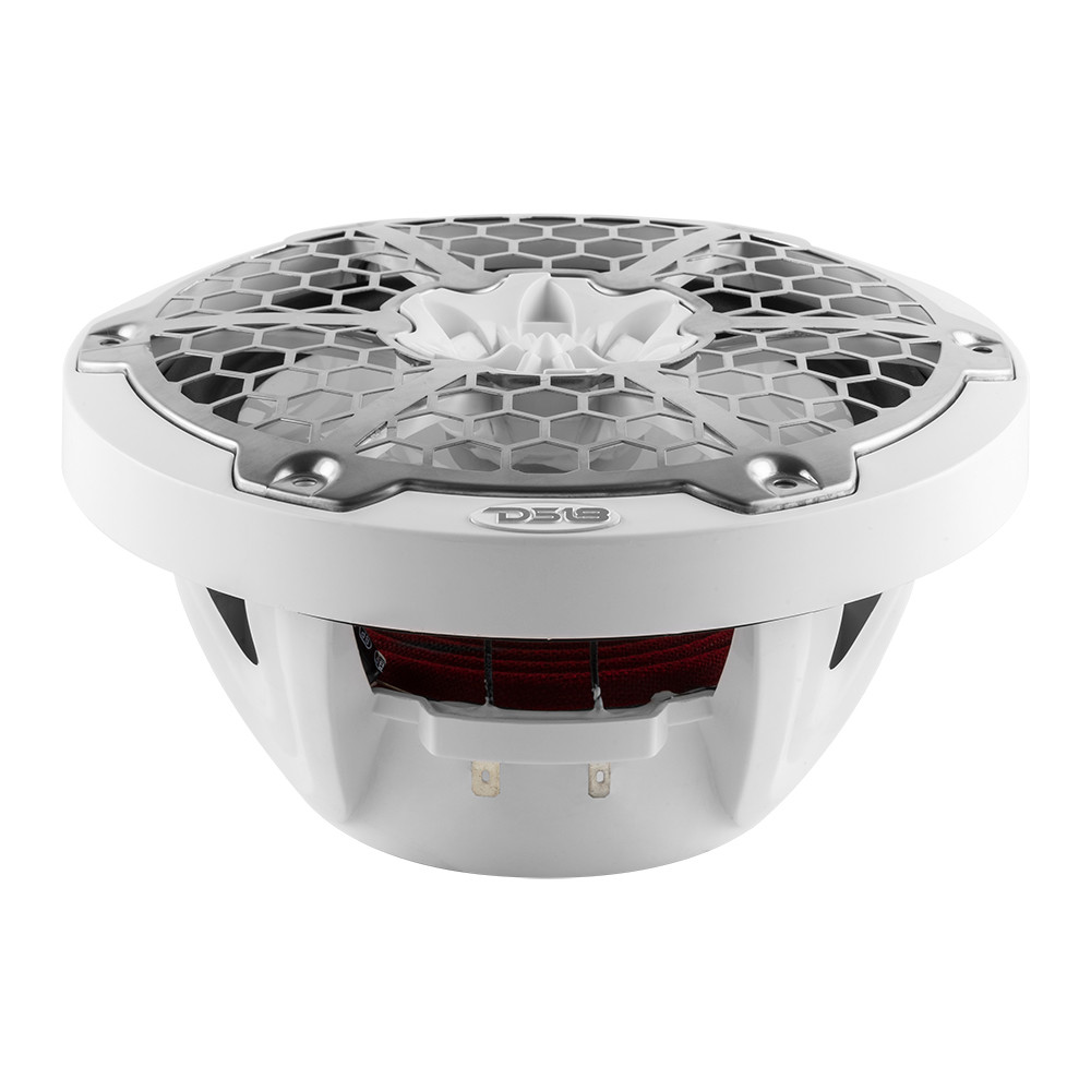 DS18 New Edition HYDRO 8" 2-Way Marine Speakers w\/RGB LED Lighting 375W - White  [NXL-8M\/WH]