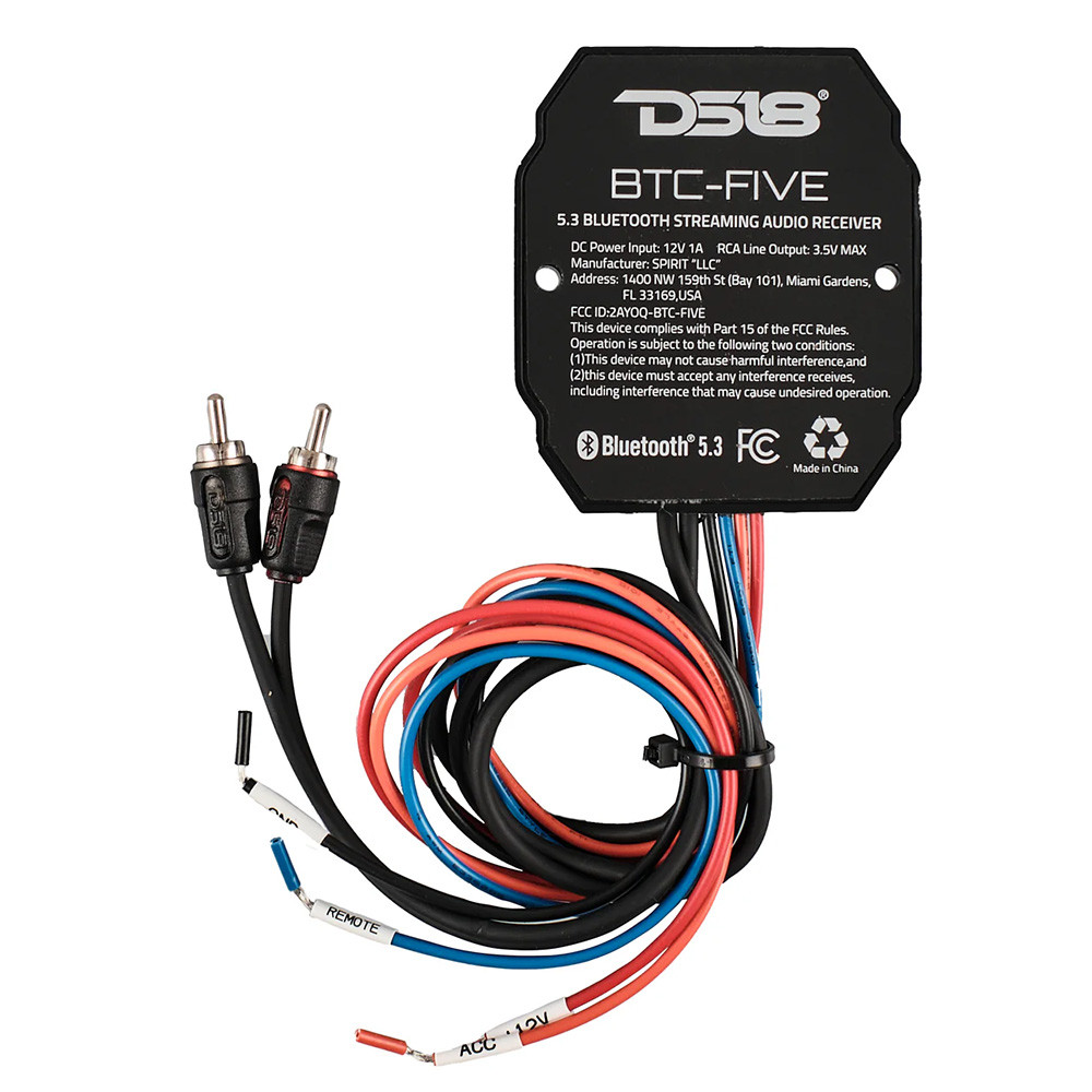 DS18 Universal Wireless Bluetooth 5.3 Audio Receiver [BTC-FIVE]