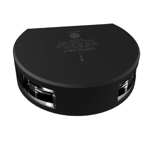Lopolight Masthead Light 5nm Horizontal Mount w\/0.7M Cable - Black Housing [301-011-B]