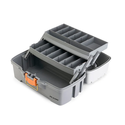 Plano Two-Tray Tackle Box - Light Grey\/Dark Grey [P000403]