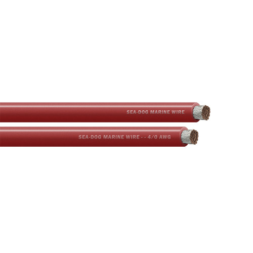 Sea-Dog 4\/0 AWG Red Battery Cable - 100' [8041022]