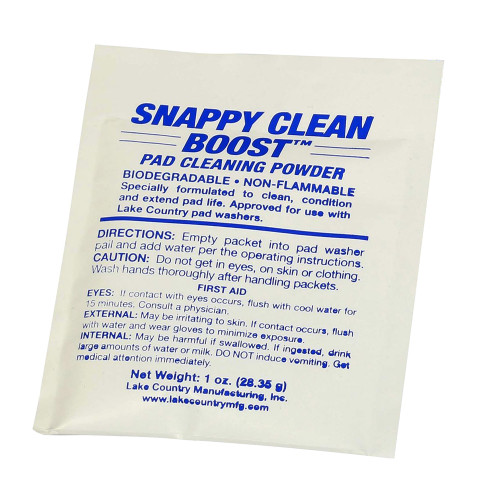 Lake Country Pad Cleaning Powder (Citrus 1.25oz Packets) *72 Per Case [92-002]