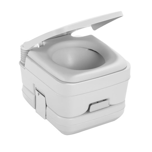 Dometic 964 Portable Toilet w\/Mounting Brackets - 2.5 Gallon - Platinum  [311096406]