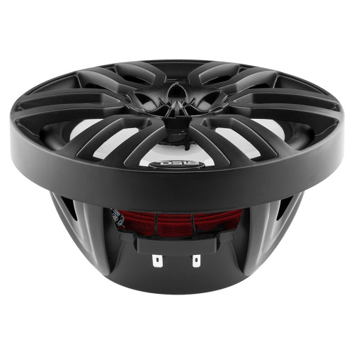 DS18 HYDRO 8" 2-Way Marine Speakers w\/RGB LED Lights 375W - Matte Black [NXL-8BK]