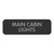 Blue SeaLarge Format Label - "Main Cabin Lights" [8063-0313]