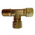 Uflex Male Run T-Fitting - 3\/8" x 3\/8" Tube x 1\/4" NPT [171CA-6-4]