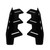 Rigid Industries 2017-2018 Raptor Triple Fog Mount Kit [41611]