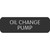 Blue Sea Large Format Label - "Oil Change Pump" [8063-0331]