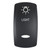 Pacer Actuator - 'LIGHT' f\/V Series Contura Switches - Black - Laser Etched (Top\/Bottom Light) [EV2LE-LT]