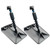 Lectrotab SX 9.5 x 10 Smart Tabs 12-16' Boats w\/40lb Actuators - 40-80HP - Gunmetal Grey [SXG9510-40]