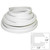 TACO Flexible Vinyl Trim - " Opening x 1\/2"W x 25'L - White [V30-1008W25-1]