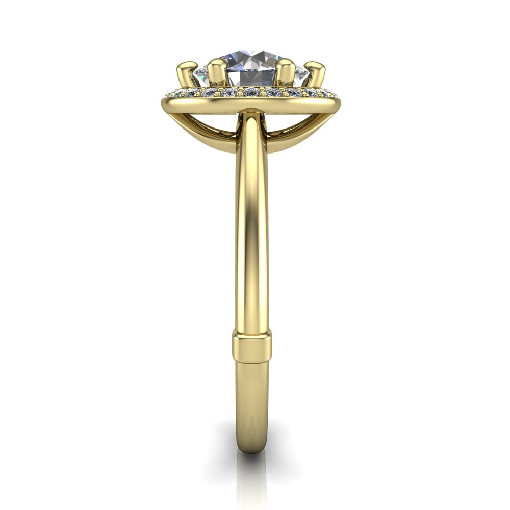 Pointless Journey PJ RING GOLDサイズ22 Timeless Halo Diamond Ring | Journey | Wedding Bands & Co.