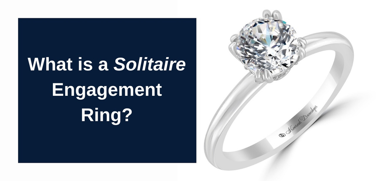 What Is A Solitaire Engagement Ring? Wedding Bands & Co.