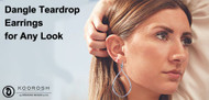 dangle teardrop earrings style