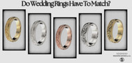 Do Wedding Rings Have To Match?