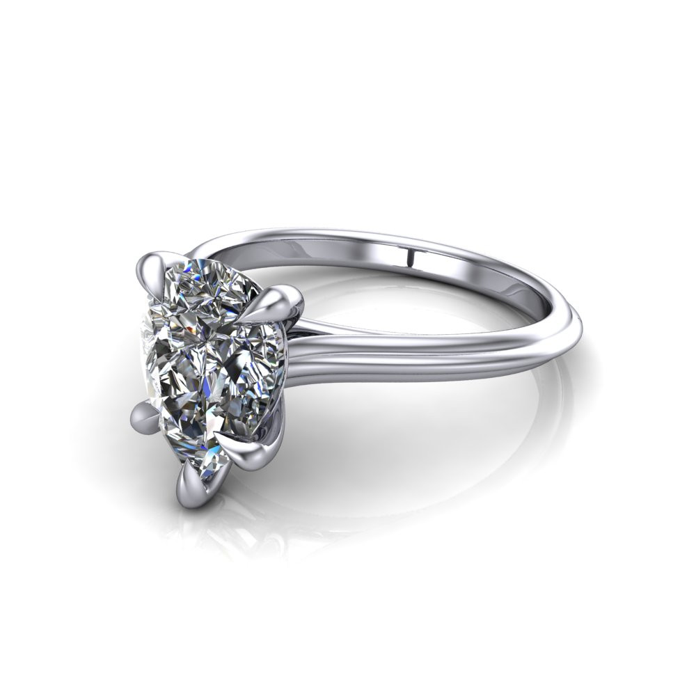 Diamond Engagement Ring with SixProng Arleia Wedding Bands & Co.