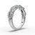 Charmaine - Women's 14k Gold Wedding Band with a Braided Design