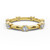 Madeline - Women's 14k Gold Wedding Band with Prong-Set Diamonds