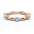 Madeline - Women's 14k Gold Wedding Band with Prong-Set Diamonds