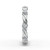 Tatiana - Women's 14k Gold Wedding Ring with Twisted Diamond Design