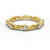 Tatiana - Women's 14k Gold Wedding Ring with Twisted Diamond Design
