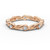 Tatiana - Women's 14k Gold Wedding Ring with Twisted Diamond Design