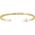 14K Gold 1/2 CTW Natural Diamond Bangle 6 1/2" Bracelet
