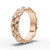 Dana - Women's 14k Gold Diamond Wedding Ring with Double Marquise Pattern