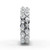 Dana - Women's 14k Gold Diamond Wedding Ring with Double Marquise Pattern