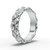 Dana - Women's 14k Gold Diamond Wedding Ring with Double Marquise Pattern