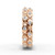 Dana - Women's 14k Gold Diamond Wedding Ring with Double Marquise Pattern