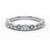 14k gold diamond wedding ring three quarter view