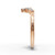 Ramona - Women's 14k Gold Tiara-shaped Diamond Wedding Ring