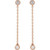 14K Gold 1/4 CTW Lab-Grown Diamond Chain Earrings