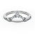 Monica - 14K Gold Pear-Cut Diamond Curved Wedding Ring